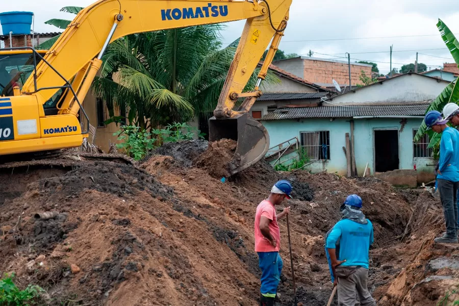 Obras no Redenção avançam com foco em mIcrodrenagem e novas frentes de serviço