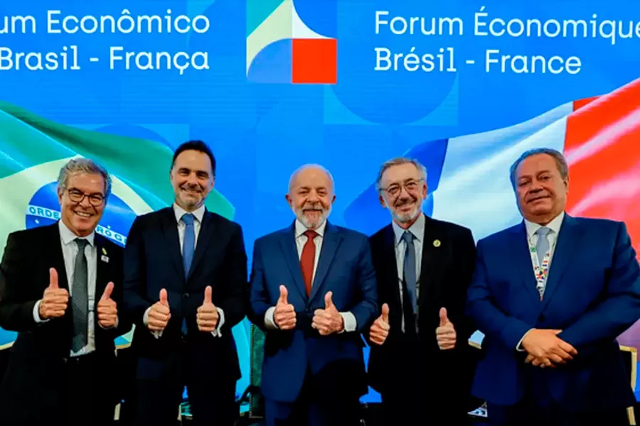 Empresários franceses prometem a Lula investir R$ 100 bi no Brasil