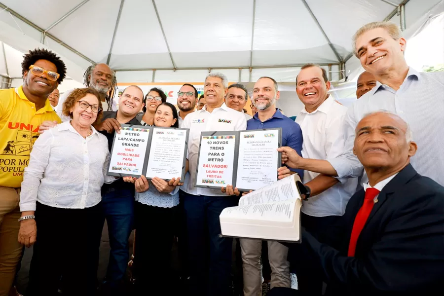 Mobilidade: Estado autoriza obras e novos trens para o Tramo IV do Metrô de Salvador