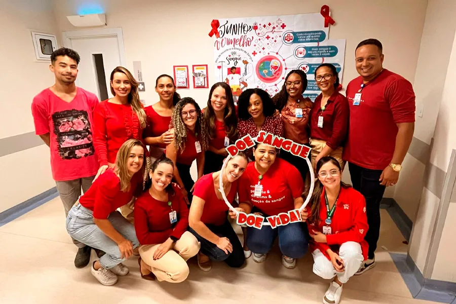 Hospital Estadual Costa das Baleias promove ações em apoio à campanha Julho Vermelho