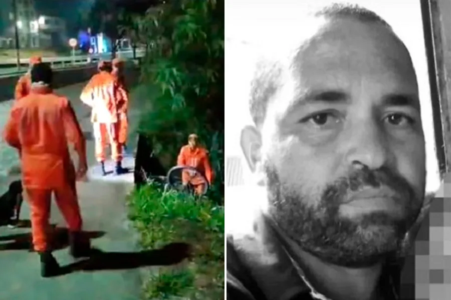 Homem morre ao perder controle da bicicleta e cair em encosta na BR-101