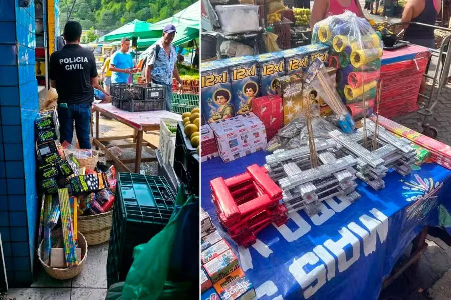 Operação apreende 2,5 milhões de fogos de artifício clandestinos na BA