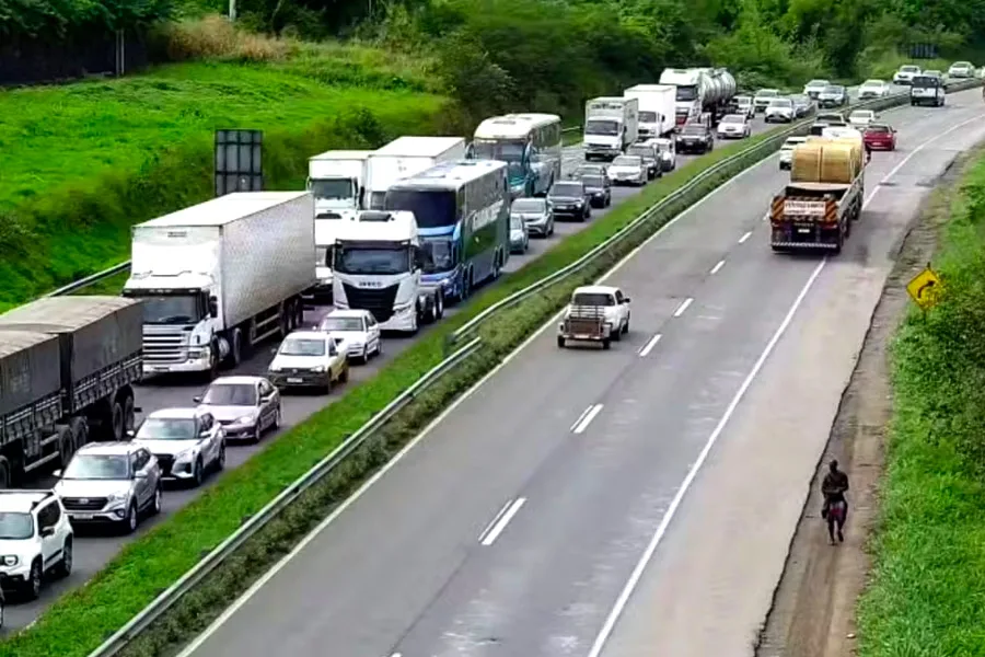 Mãe e filho de 10 meses morrem e motorista fica ferido após carreta tombar