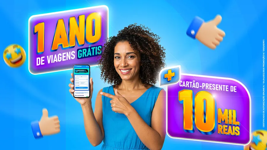 Águia Branca vai sortear clientes para viajarem de graça por até um ano e prêmios em dinheiro