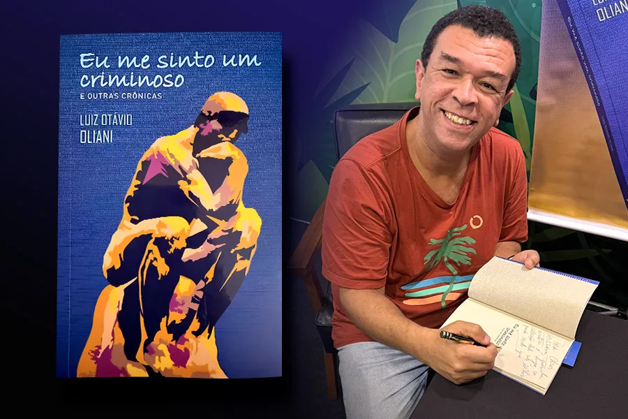 Luiz Otávio Oliani autografa sua mais nova obra, “Eu me sinto um criminoso”, no RJ