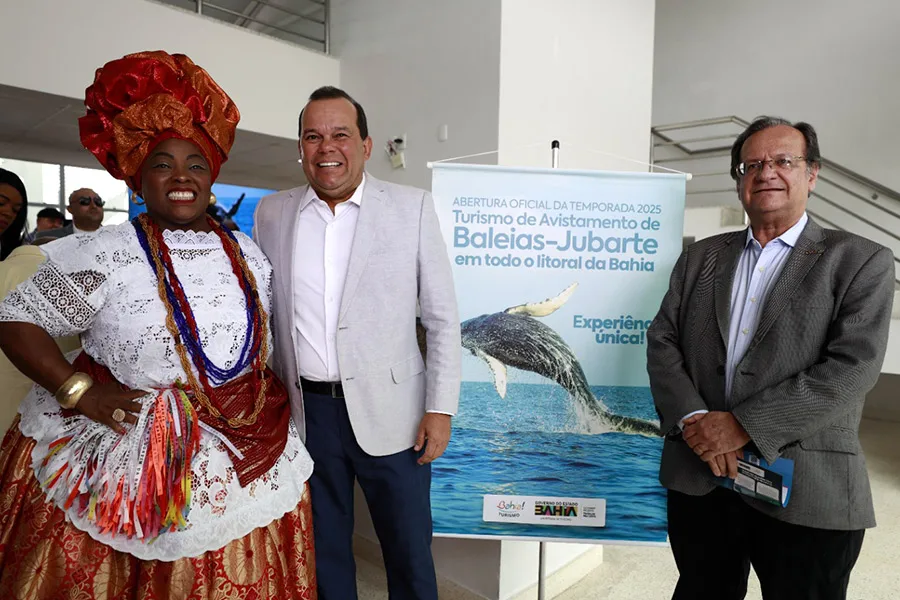 Bahia celebra o início do avistamento de baleias-jubarte com enfoque no turismo sustentável