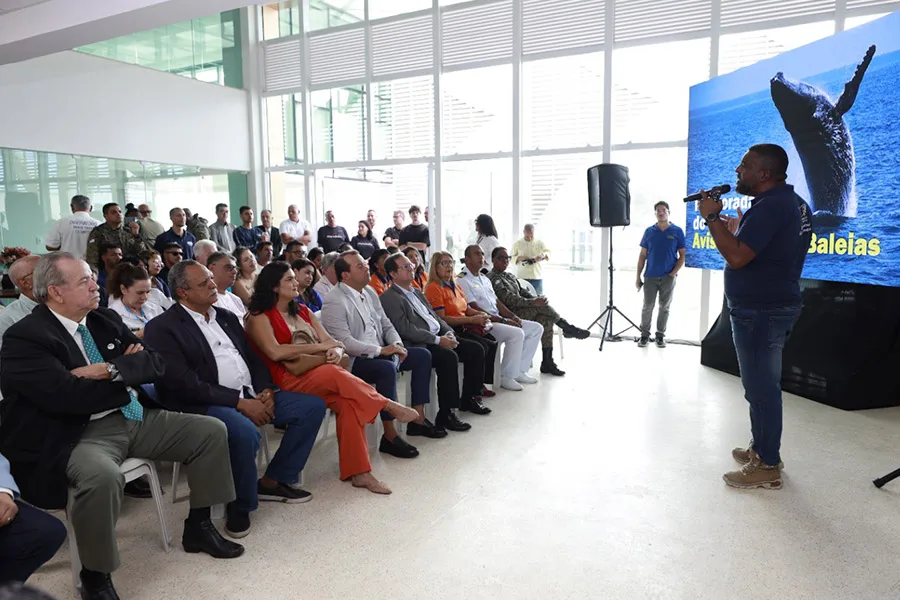 Bahia celebra o início do avistamento de baleias-jubarte com enfoque no turismo sustentável