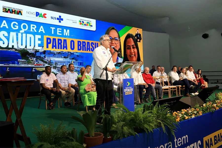 Jerônimo acompanha Lula em Juazeiro no lançamento do PAC Seleções e pacote para a saúde