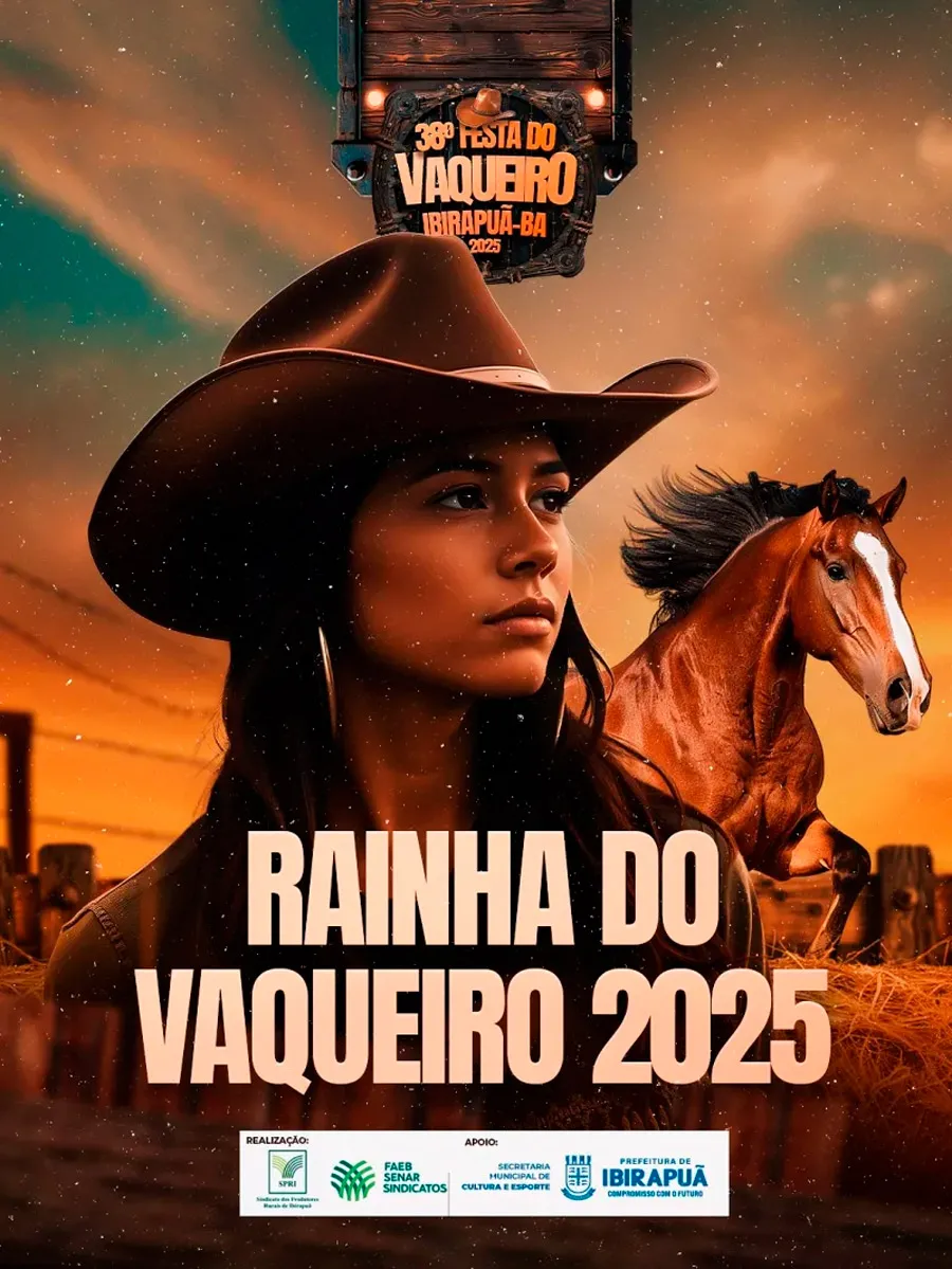 Concurso Rainha do Vaqueiro 2025 está com inscrições abertas em Ibirapuã