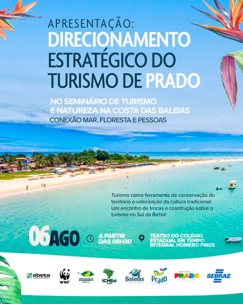 Prado sedia Seminário de Turismo e Natureza com foco no desenvolvimento sustentável