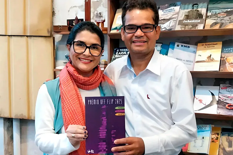 Almir Zarfeg recebe prêmio literário e lança livro de aldravias na Flip 2025