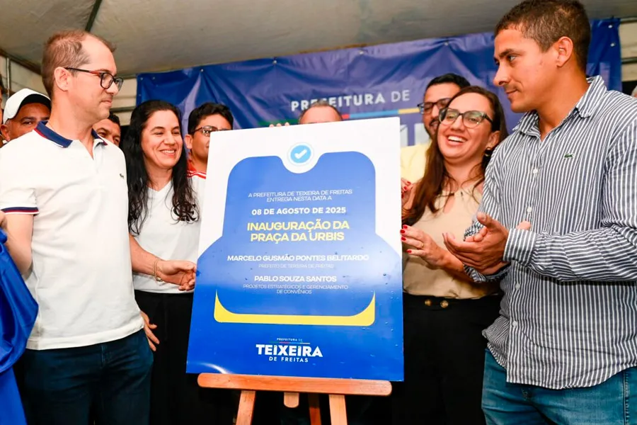 Prefeito Marcelo Belitardo inaugura Praça da Urbis I e recupera área abandonada