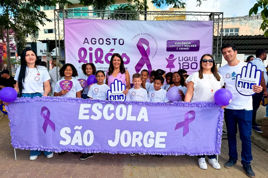 Prefeitura de Medeiros Neto se une em Caminhada de Conscientização pelo Agosto Lilás