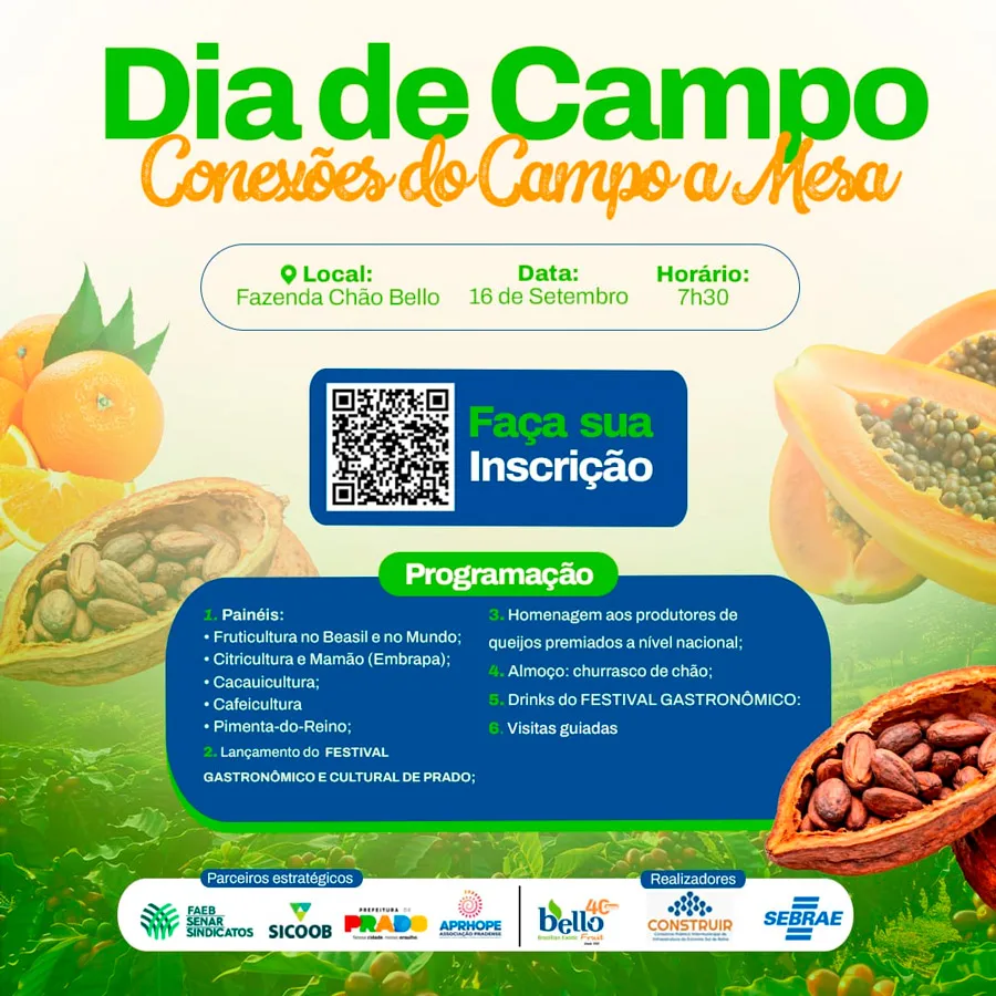 Dia de Campo integra conhecimento, inovação e novas experiências para o Extremo-Sul baiano