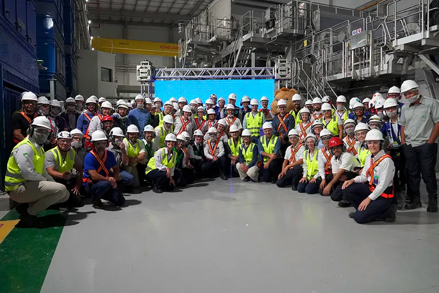 Suzano dá start up à fábrica de papel higiênico em Aracruz e fortalece polo industrial capixaba
