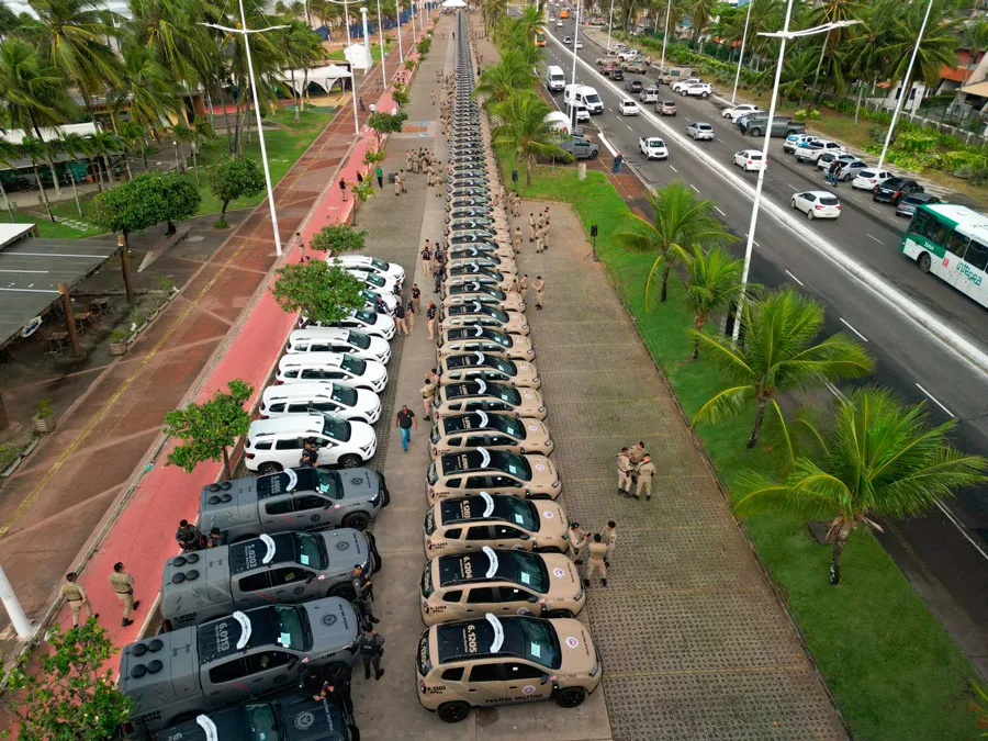 Estado reforça segurança com mais de 120 viaturas em Salvador, RMS e interior Estado reforça segurança com mais de 120 viaturas em Salvador, RMS e interior