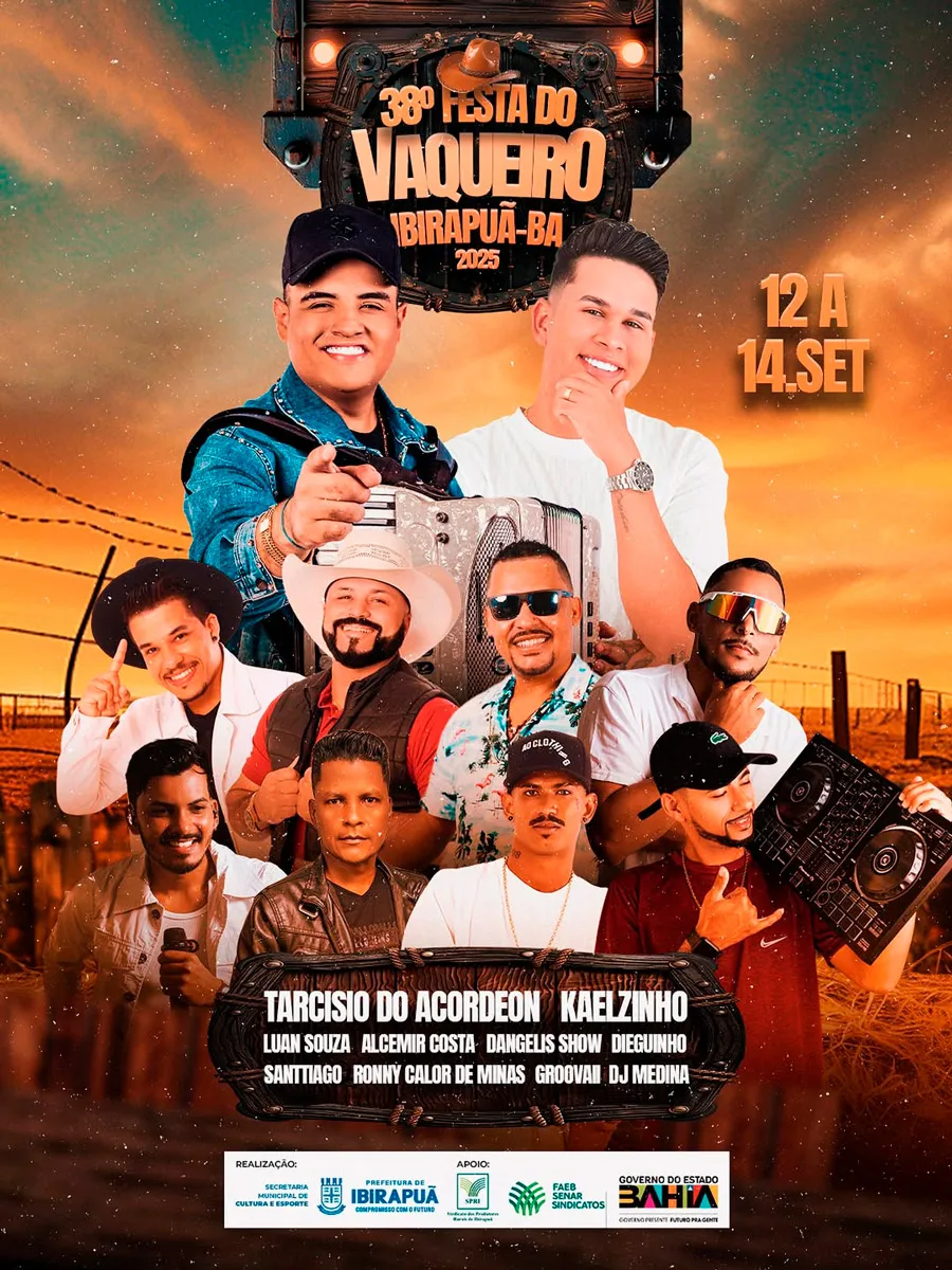 38ª Festa do Vaqueiro de Ibirapuã começa nesta sexta-feira (12)