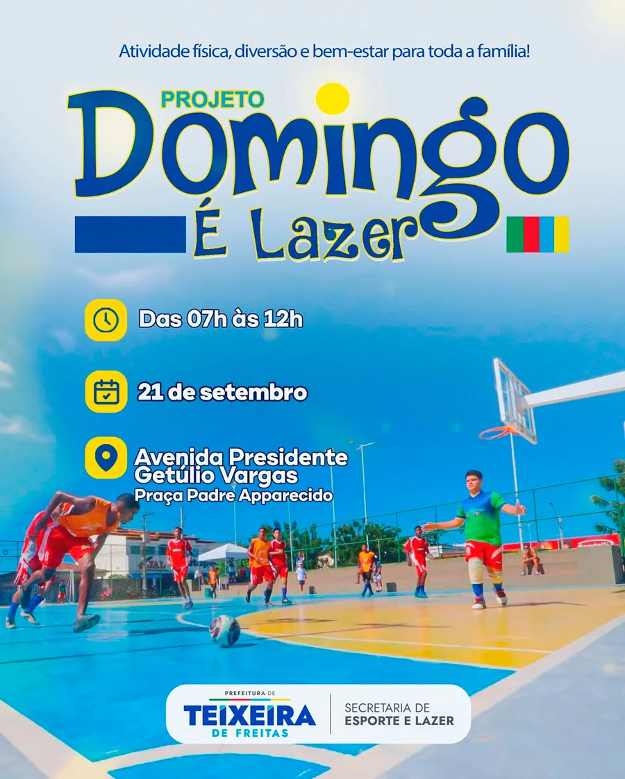 Domingo é Lazer retorna com esporte, cultura e diversão para toda a família