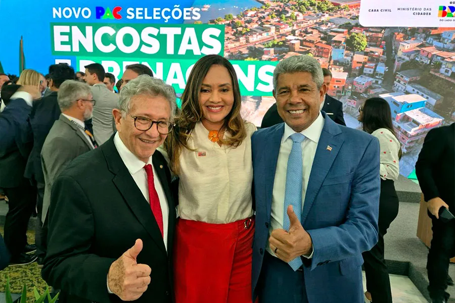 Bahia é contemplada com R$ 1,3 bilhão do Novo PAC Seleções para obras de drenagem e contenção de encostas Bahia é contemplada com R$ 1,3 bilhão do Novo PAC Seleções para obras de drenagem e contenção de encostas
