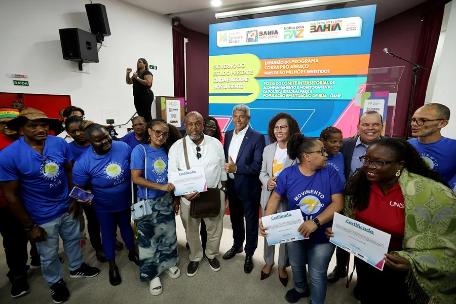 Governo do Estado investe R$ 54 milhões para ampliação de ações do Corra pro Abraço na Bahia Governo do Estado investe R$ 54 milhões para ampliação de ações do Corra pro Abraço na Bahia