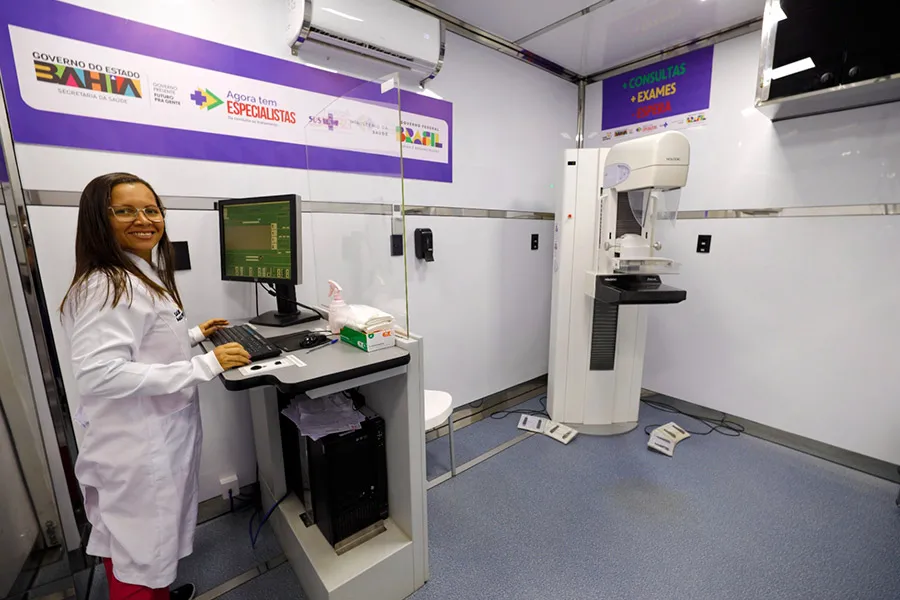 Outubro Rosa: Bahia dá início ao mutirão de 40 mil mamografias na capital e interior do estado