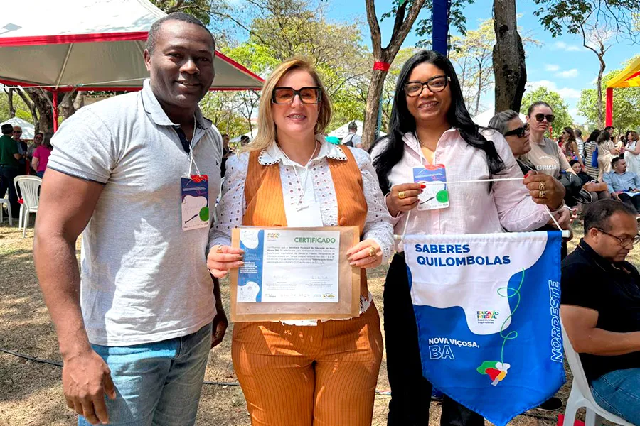 Projeto Saberes Quilombolas de Nova Viçosa é premiado em Belo Horizonte