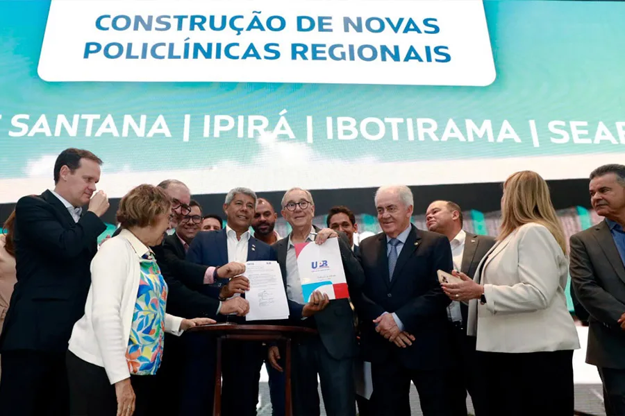 Bahia e Governo Federal anunciam mais de R$ 365 milhões para construção de novas unidades de saúde em 129 municípios