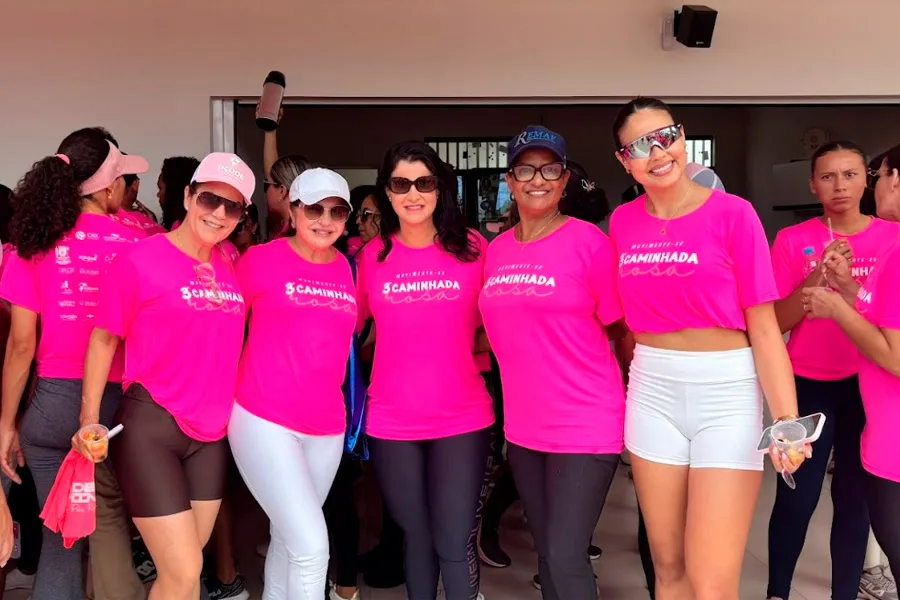 3ª Caminhada Rosa em Posto da Mata reforça prevenção ao câncer de mama com apoio da Prefeitura