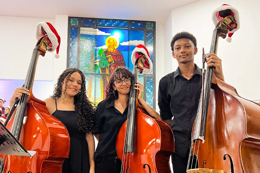 Orquestra Juvenil apresenta Concerto de Natal na Paróquia Santa Luzia