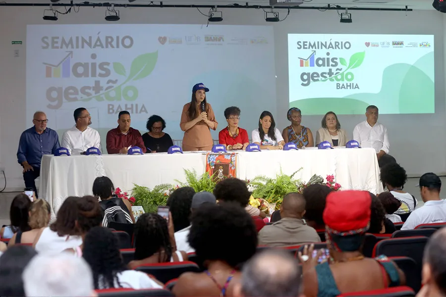 Seminário marca lançamento do programa Mais Gestão na Bahia