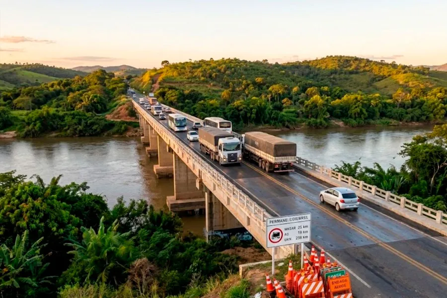DNIT informa data para liberação de tráfego da ponte do Rio Jequitinhonha, em Itapebi