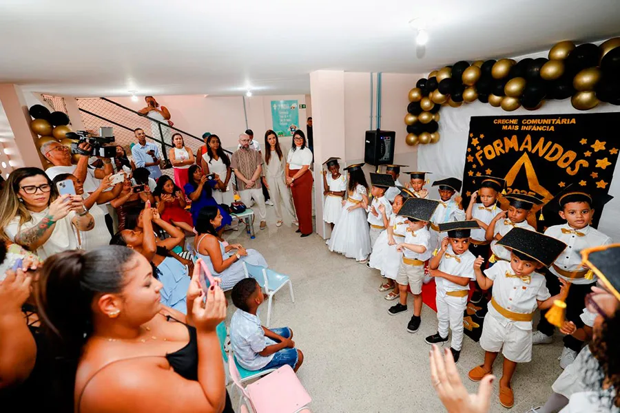 Café da manhã de Natal encerra ano letivo do programa Mais Infância