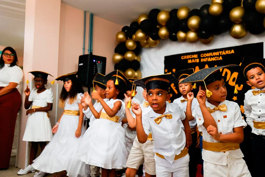 Café da manhã de Natal encerra ano letivo do programa Mais Infância