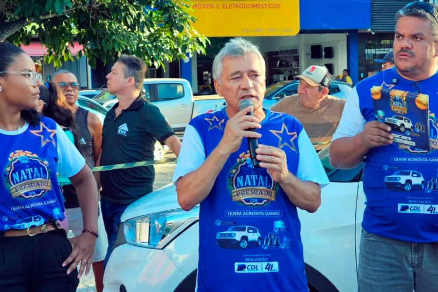 CDL Teixeira de Freitas realiza sorteio da Campanha Natal Premiado 2025