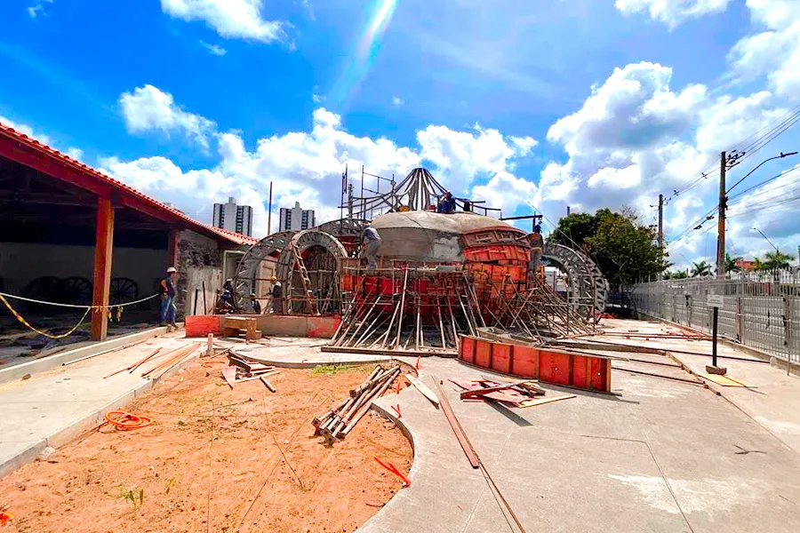 Obras no Centro de Cultura Amélio Amorim chegam a 70% e resgatam memória afetiva de Feira de Santana