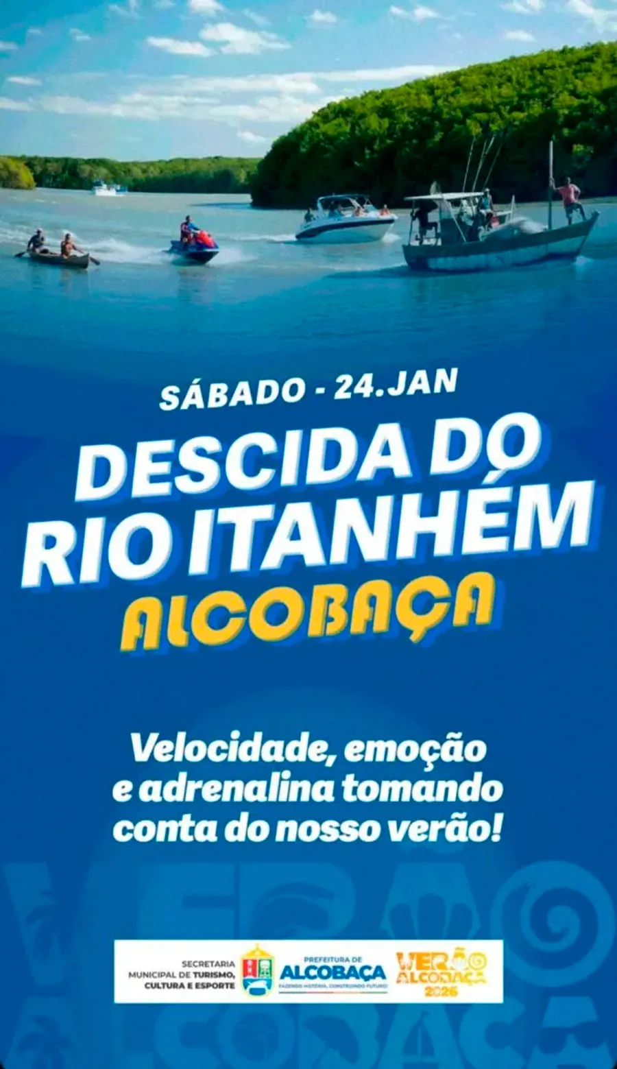 Alcobaça se prepara para a emocionante Descida do Rio Itanhém