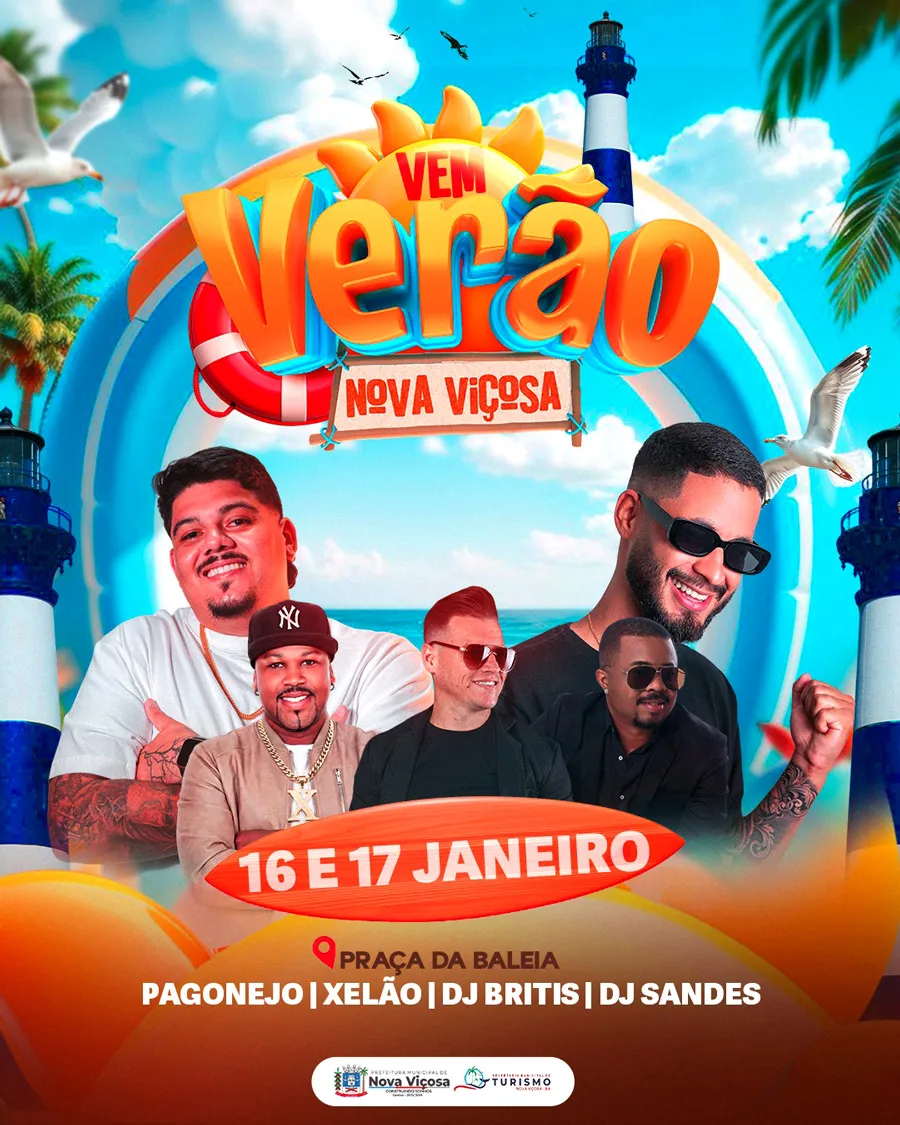 Projeto Vem Verão consolida Nova Viçosa como um dos destinos mais vibrantes do litoral baiano
