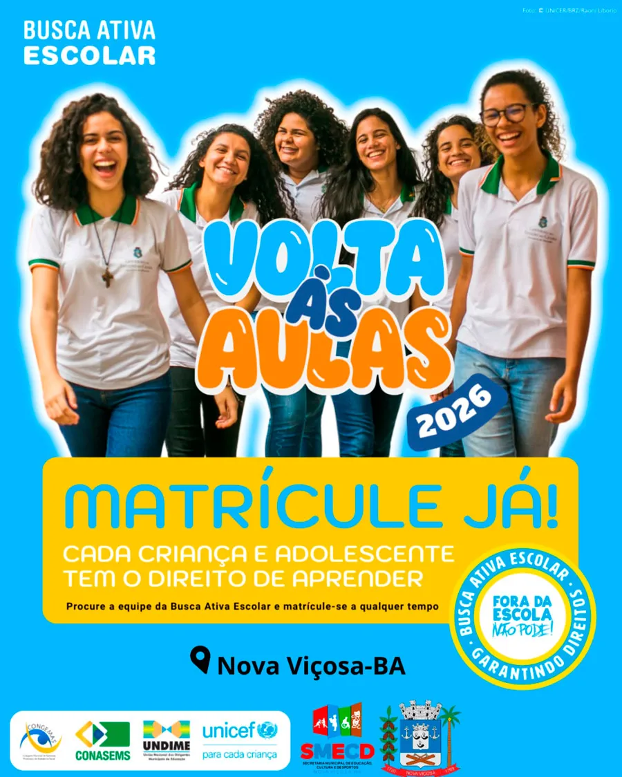 Secretaria de Educação de Nova Viçosa promove Busca Ativa de Matrículas