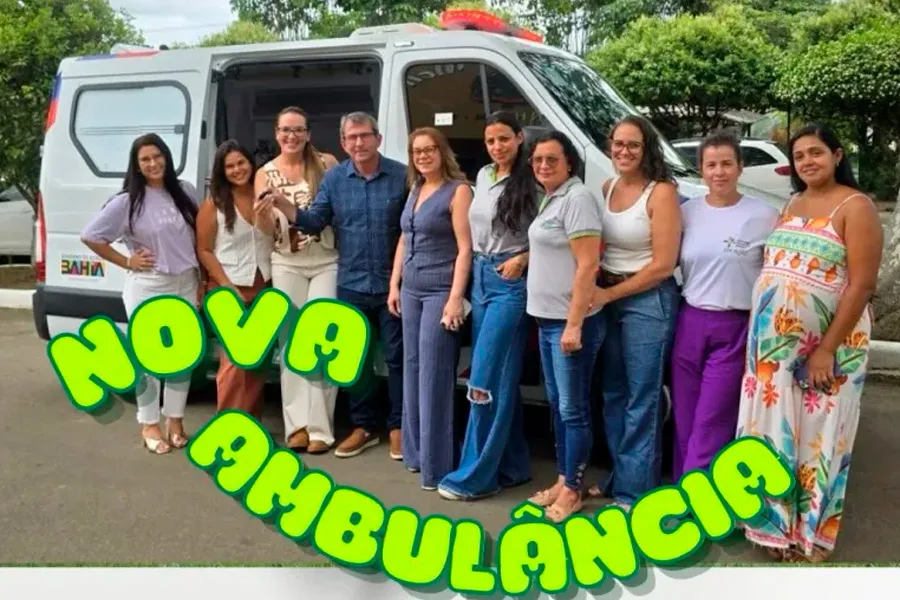 Itanhém recebe nova ambulância e fortalece atendimento à saúde da população
