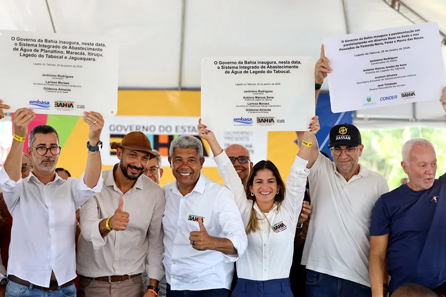 Lajedo do Tabocal recebe governador Jerônimo Rodrigues para inaugurações e investimentos