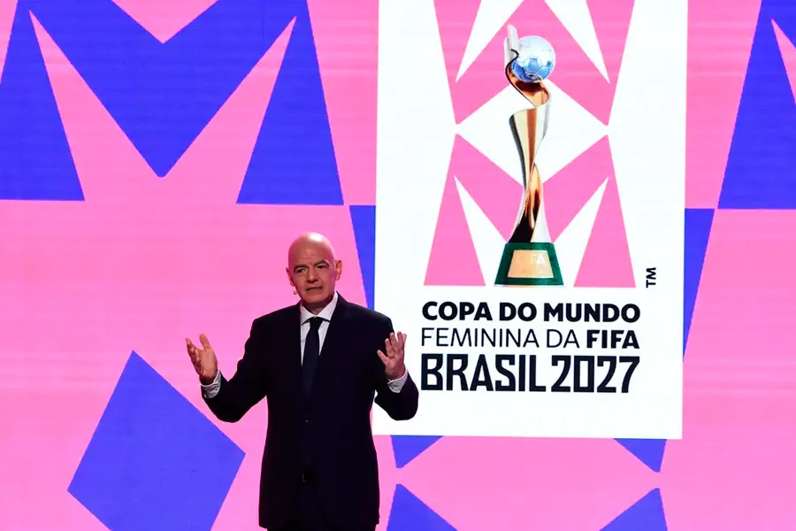 Fifa lança marca da Copa Feminina 2027 em evento no Rio de Janeiro 