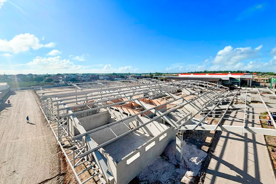 Nova rodoviária avança e entra em fase decisiva com início da cobertura