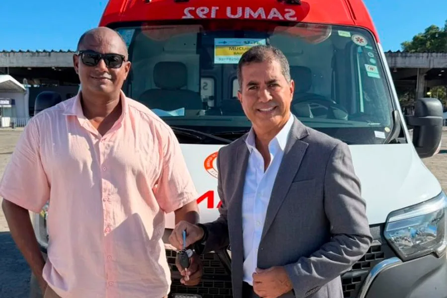 Mucuri conquista nova ambulância do SAMU e kit de telessaúde para UBS