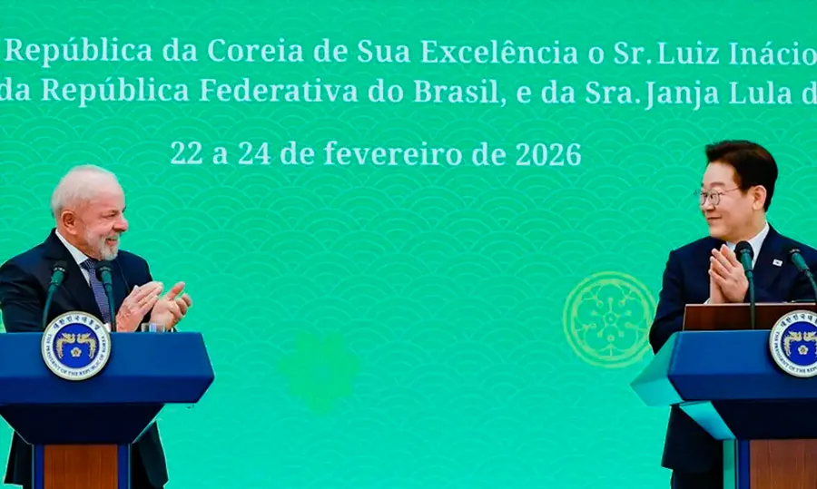 Em Seul, Lula anuncia acordos comerciais com a Coreia do Sul