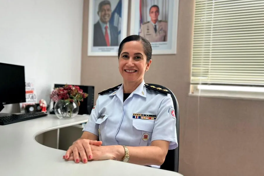 Primeira coronel da PMBA atuou durante 26 anos cuidando do sorriso de crianças e adolescentes