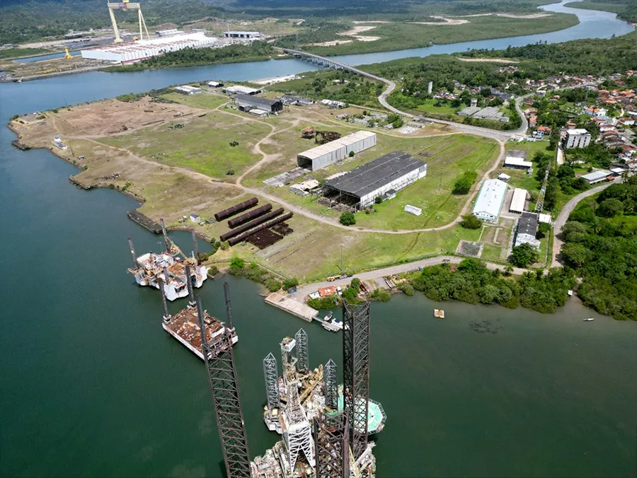 Contrato com a Petrobras é assinado para uso do principal canteiro de obras da Ponte Salvador–Ilha de Itaparica
