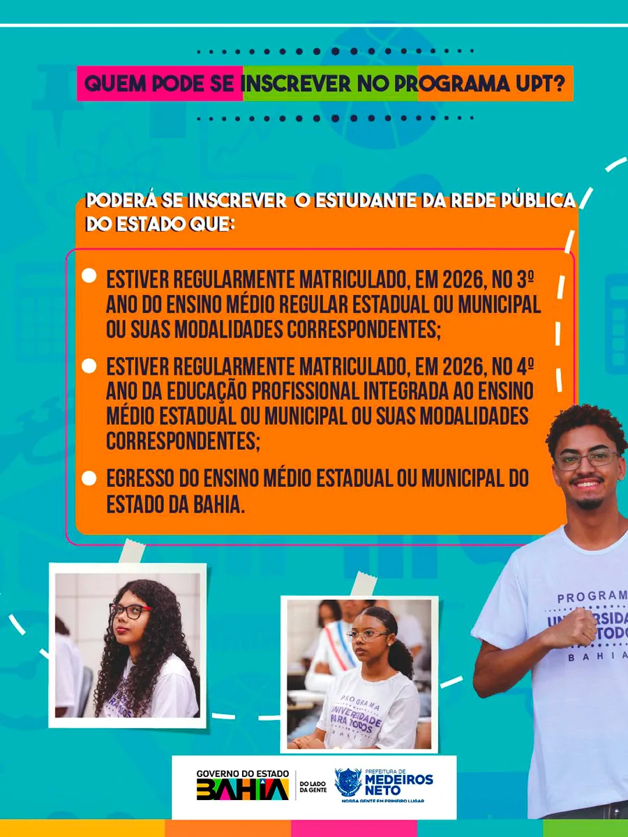 Abertas as inscrições para o pré-vestibular Universidade para Todos 