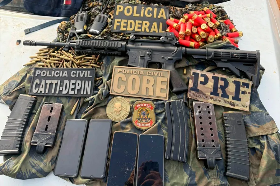 Operações Sombras da Mata II e Tekó Porã II prendem dois foragidos da Justiça e apreendem fuzil
