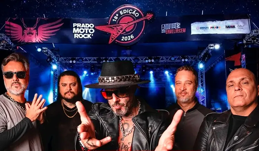 Detonautas se apresenta no Prado Moto Rock neste sábado, dia 21