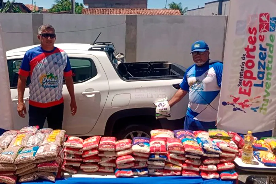Esporte que transforma: alimentos arrecadados nos Jogos de Verão são destinados a famílias carentes